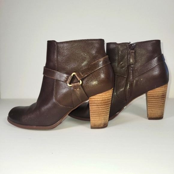 Cole Haan Grandios Women's Brown Leather Boots 6.5 - Picture 5 of 7